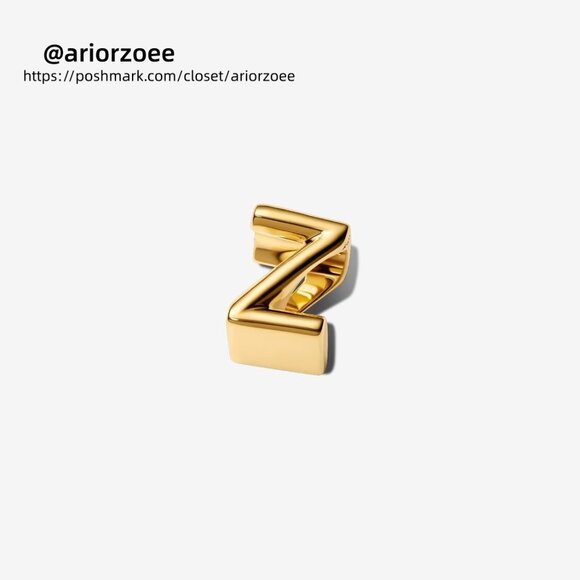 Pandora Letter Z Alphabet Charm - Picture 2 of 5